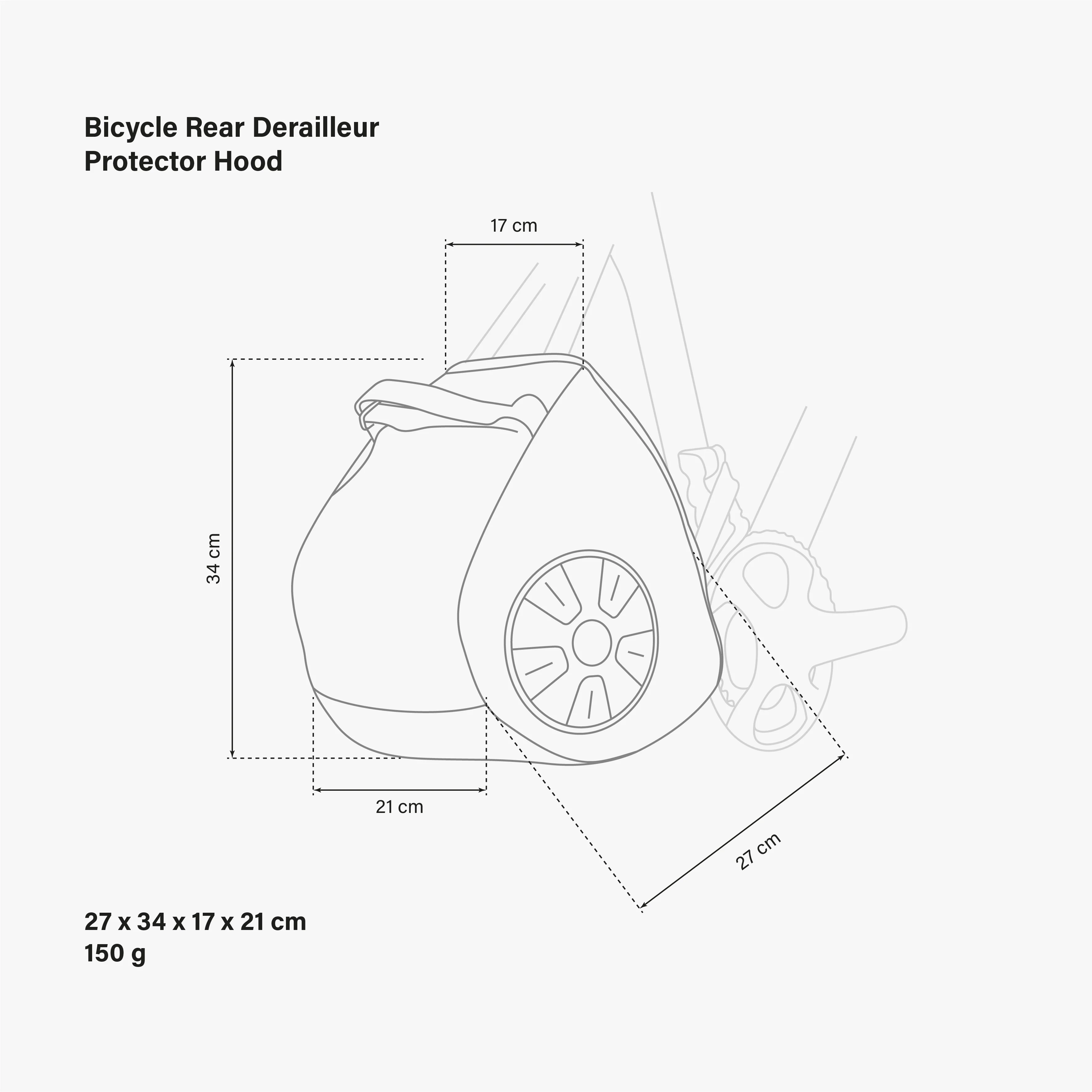 BICYCLE REAR DERAILLEUR PROTECTOR HOOD - Image 4
