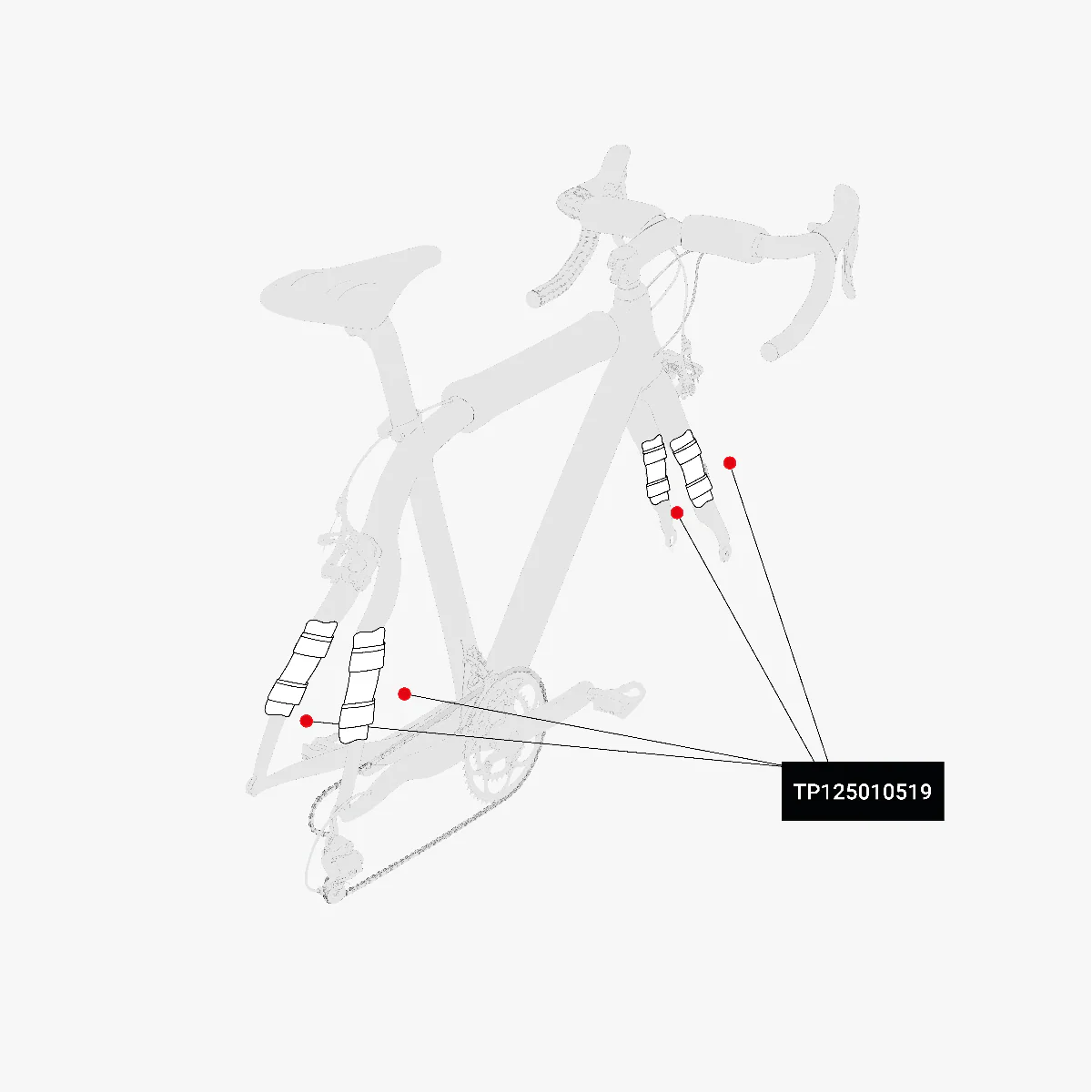 FRONT FORK & SEAT STAY PAD KIT - Image 4