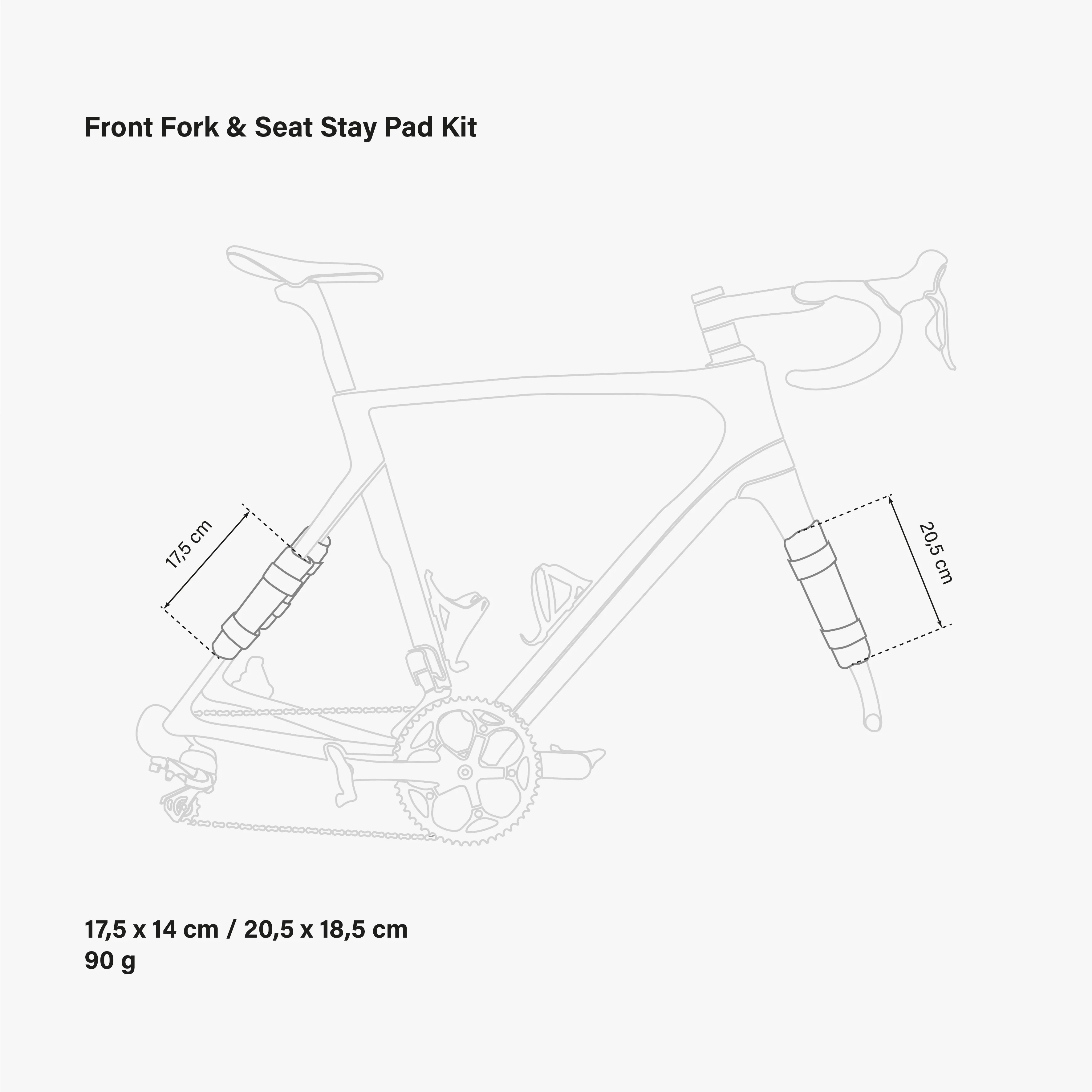 FRONT FORK & SEAT STAY PAD KIT - Image 5